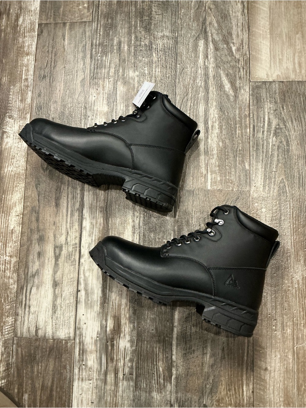 Shoes For Crews Men's Black Lace-Up Work Boot Size 12 - Picture 11 of 16